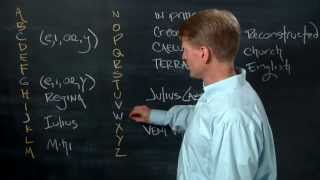 Latin Language Pronunciation  Visual Latin Curriculum [upl. by Ahsinek]