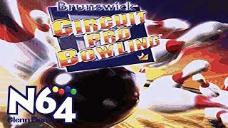 Brunswick Circuit Pro Bowling  Nintendo 64 Review  HD [upl. by Eudora]