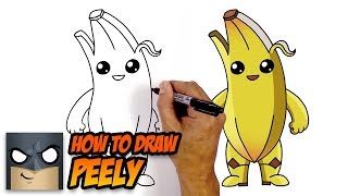 How to Draw Fortnite  Peely  StepbyStep [upl. by Woods196]