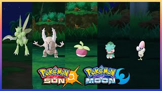 Pokemon Sun amp Moon  ScytherPinsirBounsweetFomantis amp Morelull Locations [upl. by Gnav]