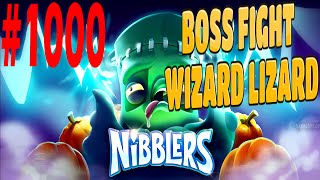 Rovio Nibblers Boss Fight Lizard Wizard Level1000 Three Star Walkthrough [upl. by Merla632]