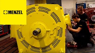 17 MW megawatt  2280 hp  big electric motor start [upl. by Shiller]