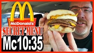 McDonalds ★ Secret Menu Item ★ The Mc1035  Review [upl. by Kcor]