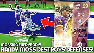 Randy Moss DESTROYS DEFENSES Insane One Hand Catches Madden 21 [upl. by Irot]