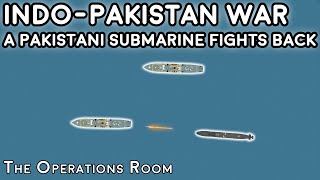 IndoPakistan War 71  A Pakistani Submarine Fights Back [upl. by Tyika]