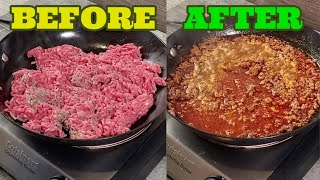 MAKE PERFECT TACO MEAT in under 10 MINUTES 🌮 [upl. by Rimhsak31]