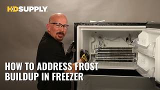 How to Address Frost Buildup in Freezer  HD Supply [upl. by Jakoba]