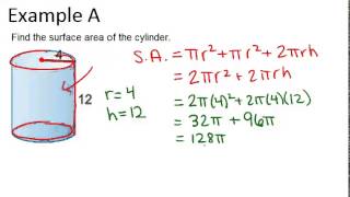 Cylinders Examples Geometry Concepts [upl. by Karlin]