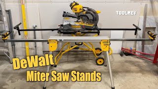 DeWalt Miter Saw Stand Review  MUST SEE Operating TIP [upl. by Seem]