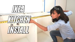 IKEA Kitchen Cabinets  Best IKEA Cabinet Installation Is… [upl. by Adnamar968]