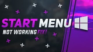 Start Menu Not Working in Windows 10  2025 [upl. by Ardnahc703]