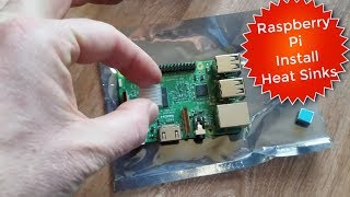 How to Install Raspberry Pi 3 Heat Sinks [upl. by Hanauq7]