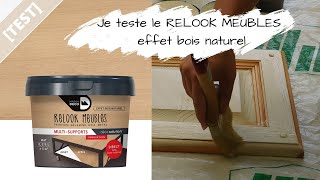 TEST Peinture RELOOK MEUBLES effet bois naturel MAISON DECO [upl. by Capps]