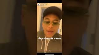 Jesse Lingard ‘beans’ song with Marcus Rashford [upl. by Llirrehs498]