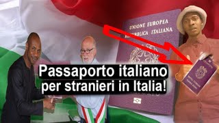 Come richiedere il passaporto italiano per stranieriGuida completa [upl. by Hniv]