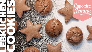 Lebkuchen Recipe  Christmas Cakey Cookies  Cupcake Jemma [upl. by Pontus]