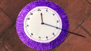 DIY Sundial For School Project [upl. by Ahgem]