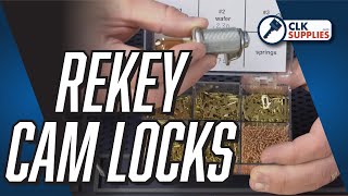 Locksmithing 101 How to Rekey Cam Locks  Everything you need to know [upl. by Niwroc]