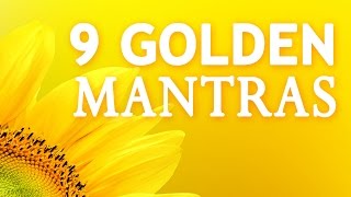 9 GOLDEN MANTRAS  108 Times [upl. by Mozes]