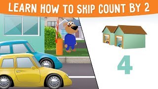 Skip Counting by 2  Math for 1st Grade amp Kindergarten  Kids Academy [upl. by Siraval]