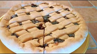 CROSTATA CON MARMELLATA PASTAFROLLA ALLOLIO SENZA BURRO FACILE E VELOCE [upl. by Cliffes79]