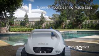 Dolphin Active 20 Robotic Pool Cleaner by Maytronics [upl. by Eimmat350]