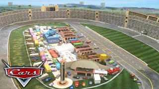 Cars Piston Cup Track ShowcaseTutorial LA Speedway [upl. by Klatt]