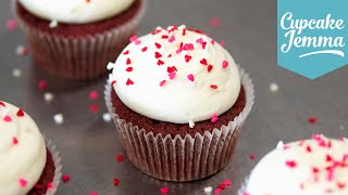 Perfect Red Velvet Cupcake Recipe  Cupcake Jemma [upl. by Lebana580]