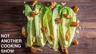 THE ORIGINAL CAESAR SALAD RECIPE [upl. by Ongun118]