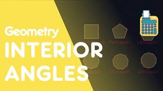 Interior Angles  Geometry amp Measures  Maths  FuseSchool [upl. by Isus]