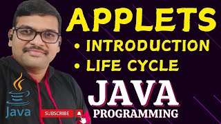 INTRODUCTION TO APPLETS amp APPLET LIFE CYCLE  JAVA PROGRAMMING [upl. by Ridan666]