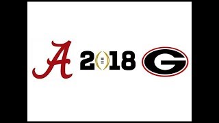 2018 CFP National Championship 4 Alabama vs 3 Georgia Highlights [upl. by Fasto]