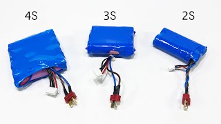 How to Make 2S 3S 4S Battery from 18650 batteries [upl. by Nicko]