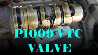 P1009 Honda VTC Valve Cleaning [upl. by Odlabso]