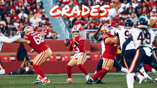 49ers 38 Chicago Bears 13 Grades [upl. by Meurer]