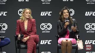 Awkward moment Between Valentina Shevchenko amp Julianna Pena [upl. by Asil539]