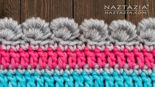 HOW to CROCHET BULLION STITCH BORDER  Stitchorama by Naztazia [upl. by Lutero561]