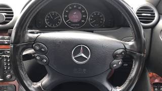 Mercedes CLK Service Light Reset [upl. by Sievert]