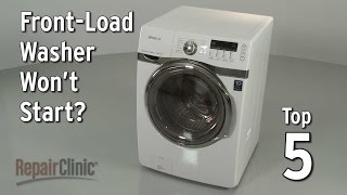 Washer Won’t Start — Washing Machine Troubleshooting [upl. by Okorih]