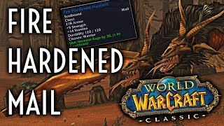 WoW Classic Guide  Fire Hardened Mail  Alliance Warrior Class Quest [upl. by Googins]