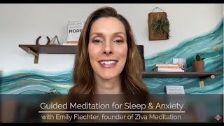 Guided Meditation for Sleep and Anxiety  Ziva Meditation [upl. by Elo]