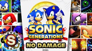 Sonic Generations  Full Game 100 Walkthrough No Damage [upl. by Linzy]