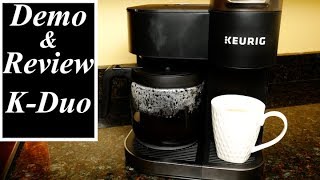 Keurig KDuo Coffee Maker Review and Demo [upl. by Ahsilrae]