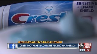 Dentists shocked by ingredient in Crest toothpaste [upl. by Ecnerewal]