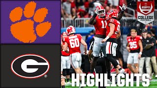 Clemson Tigers vs Georgia Bulldogs  Full Game Highlights  ESPN College Football [upl. by Hestia80]