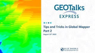 Global Mapper Tips and Tricks Part 2 [upl. by Kcinimod525]