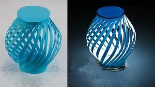 How to Make a Paper Lamp Shade Easily [upl. by Aztirak]