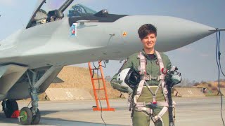 Incredible Female Pilot Flying Fighter Jet [upl. by Archer]