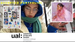 ACCEPTED PORTFOLIO  UAL London College of Fashion [upl. by Tiphanie]