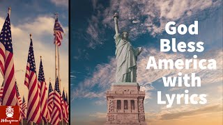 God Bless America by Irving Berlin with Lyrics United States Landmarks and Cities Aerial views 4K [upl. by Asena578]